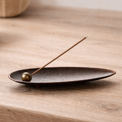 Copper Bead Incense Holder