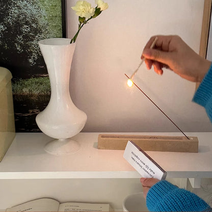 Travertine Incense Tray