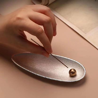 Copper Bead Incense Holder