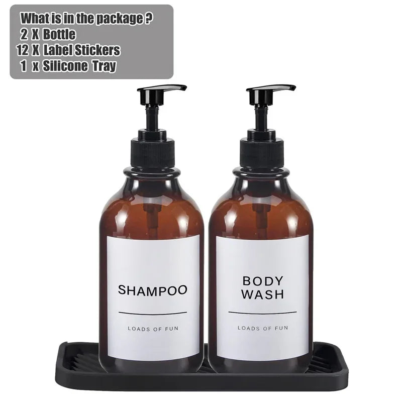 Luxe Bathroom Bottle Set