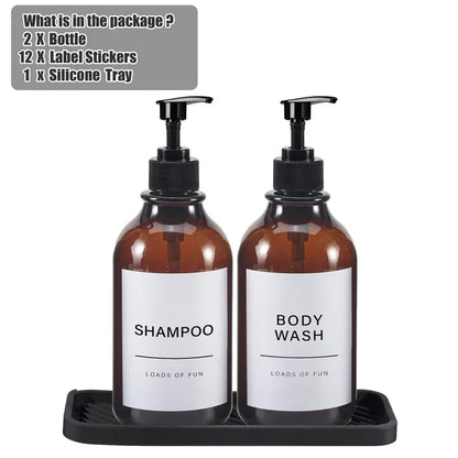 Luxe Bathroom Bottle Set