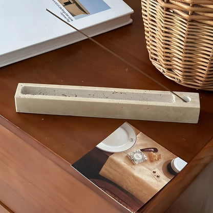 Travertine Incense Tray