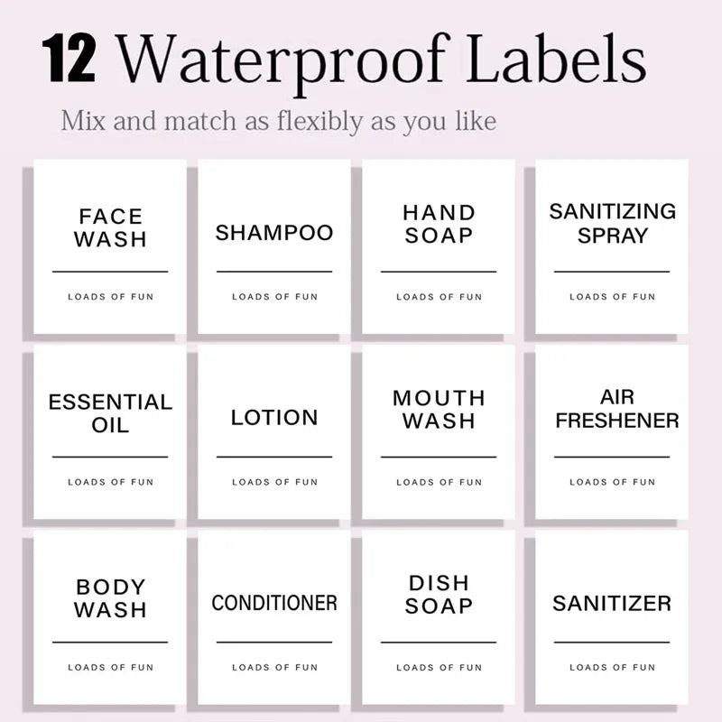 Luxe Bathroom Bottle Set