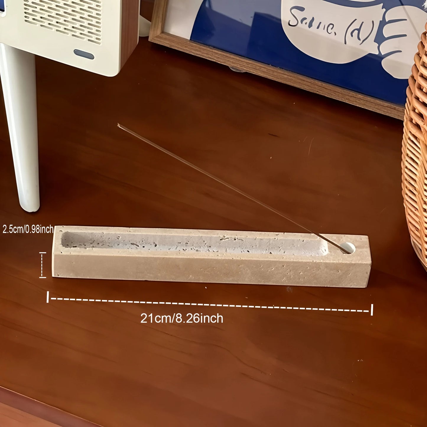 Travertine Incense Tray