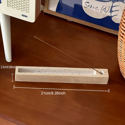 Travertine Incense Tray