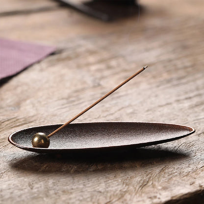 Copper Bead Incense Holder