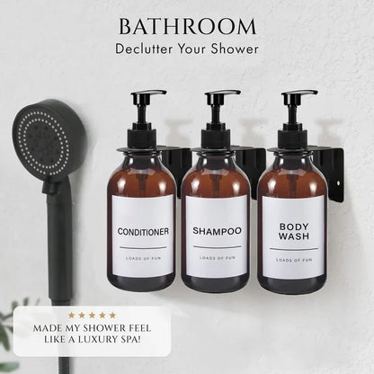 Luxe Bathroom Bottle Set