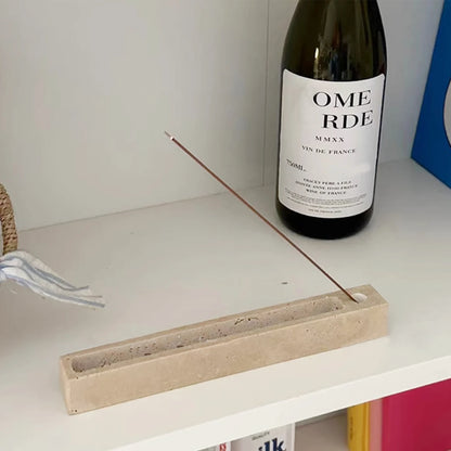 Travertine Incense Tray