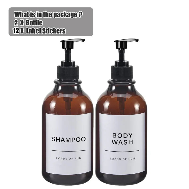 Luxe Bathroom Bottle Set