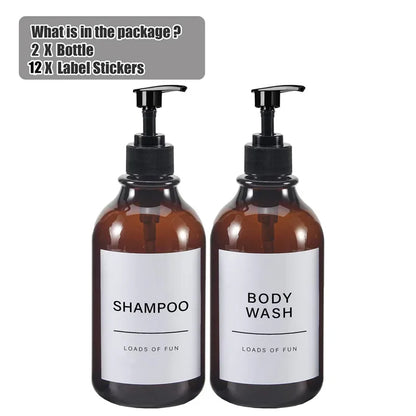 Luxe Bathroom Bottle Set
