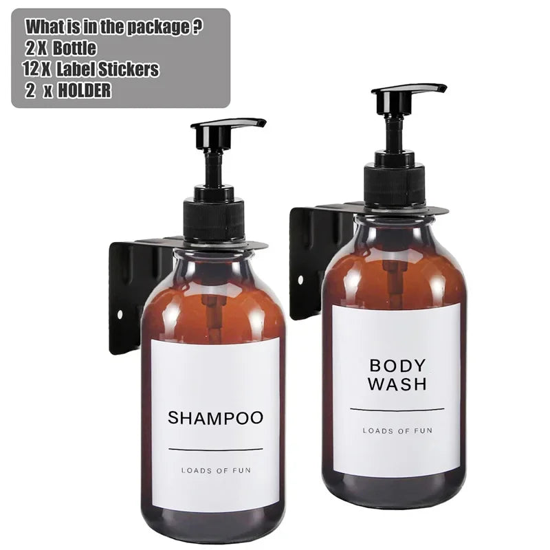 Luxe Bathroom Bottle Set